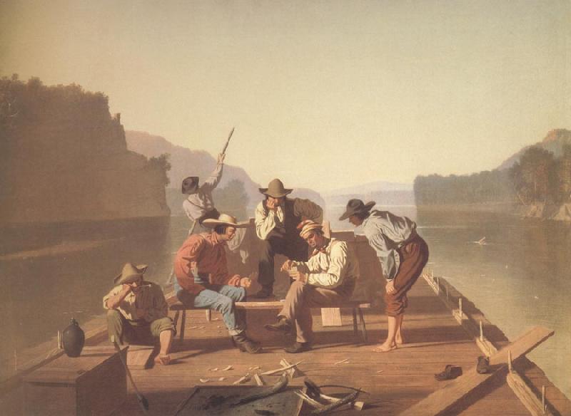 George Caleb Bingham Raftsmen Playing Cards Germany oil painting art